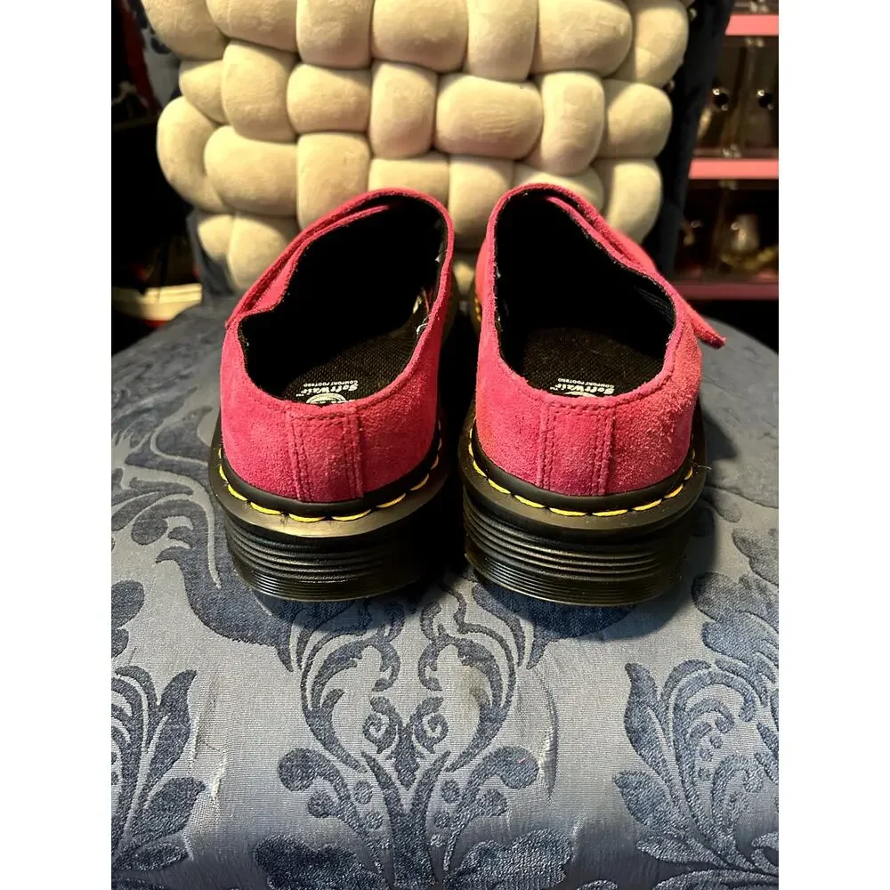 Dr Martens Neon Barbie Pink Zebzag Anywair size 8/EU 39